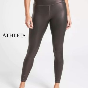 ATHLETA Elation High Waist Shimmer Tights Leggings